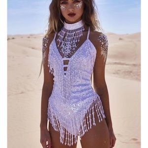 Easy Tiger Holographic Iridescent Bodysuit